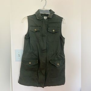 a. new. day. - Army Green Vest - Women’s XS